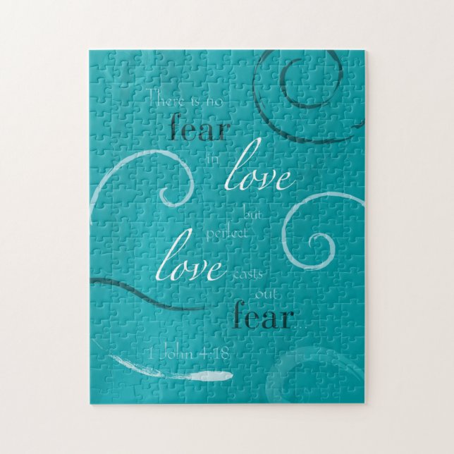 1 John 4:18 Jigsaw Puzzle (Vertical)
