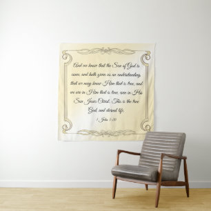 1 John 5:20 Tapestry