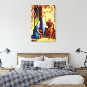 1 Kings 17 God Provides for a Widow Canvas Print