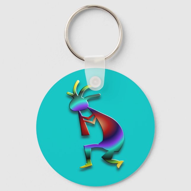 1 Kokopelli #75 Key Ring (Front)