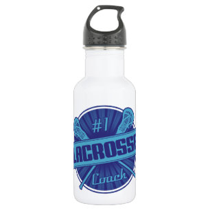 #1 Lacrosse Coach (blue) 532 Ml Water Bottle