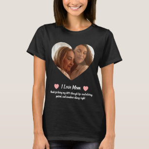 1 Large Image Personalized T-shirt Mother's Day