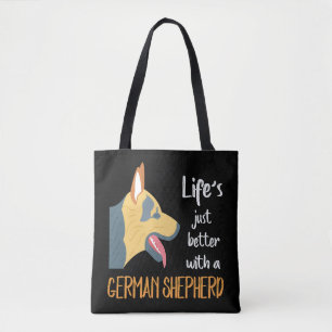 1 Life's Just Better With A German Shepherd Tote Bag