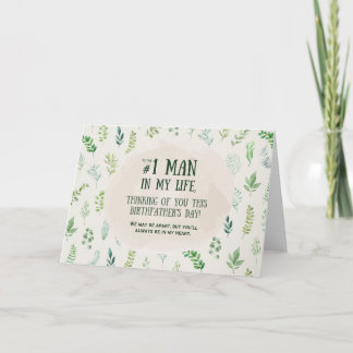 #1 Man Birthfathers day card
