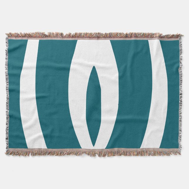 1 Minimalist Nature Rhythm Throw Blanket (Front)