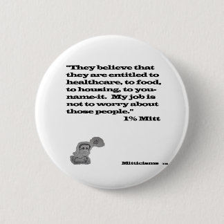 1% Mitt 6 Cm Round Badge