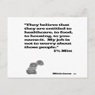 1% Mitt Postcard