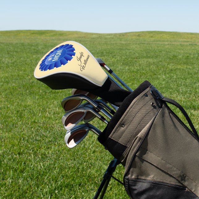 #1 MOM personalize with Name Golf Head Cover (In Situ)