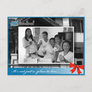 1 Month of Transitional Housing Postcard
