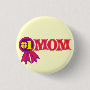 #1 Mum 3 Cm Round Badge