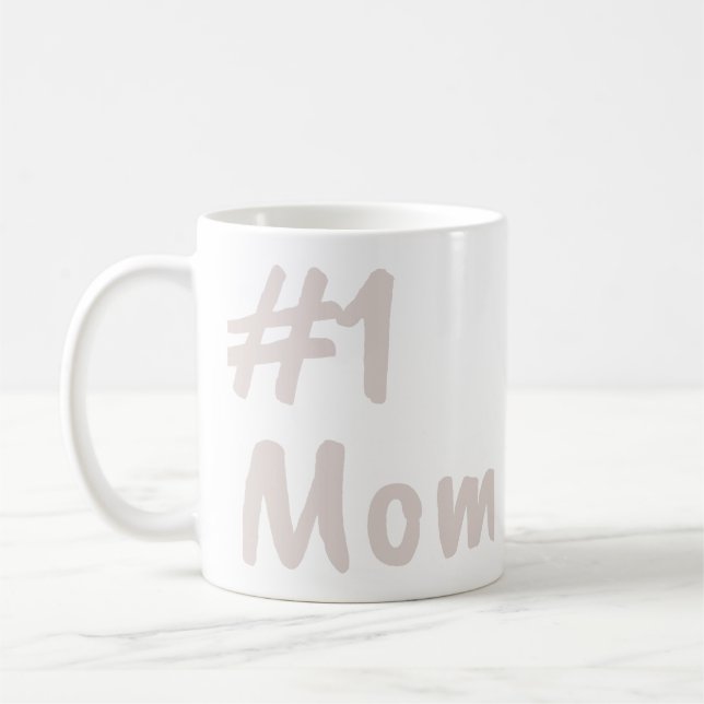 #1 Mum Coffee Mug (Left)