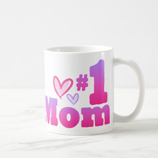 #1 Mum Coffee Mug (Right)