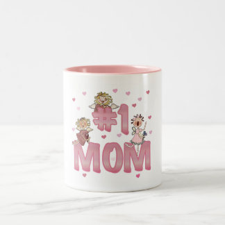#1 Mum Two-Tone Coffee Mug