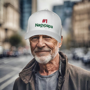 #1 Nagypapa Custom Baseball Cap
