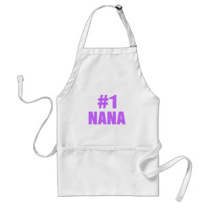 #1 Nana (Purple) Standard Apron