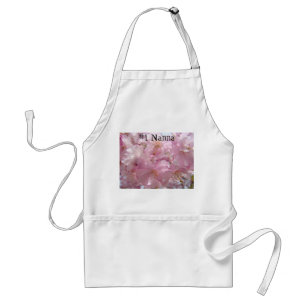 #1 Nanna apron gifts Nature Pink Flower Blossoms