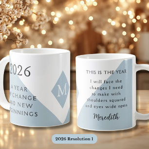 1. New Year Resolution for 2026 Year of Change  Coffee Mug