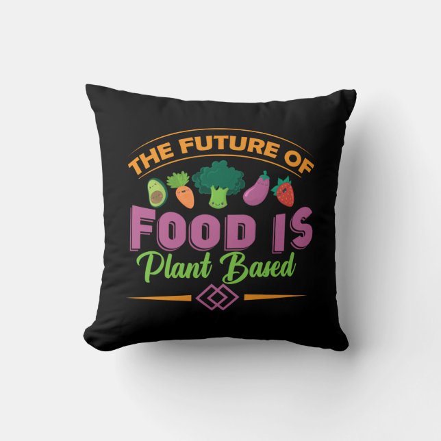 1 november World Vegan day1 Cushion (Front)