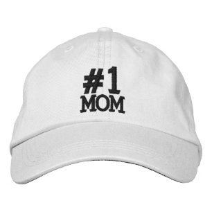 #1 Number One MOM Embroidered Cap