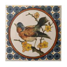 1 of 5 Repro 1890s Doulton Lambeth Hand painted 