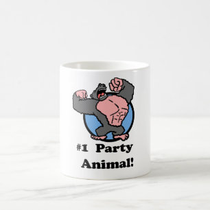 #1 Party Animal Gorilla Coffee Mug