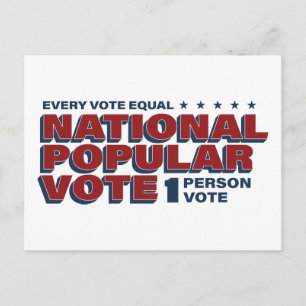1 Person 1 Vote Post Card