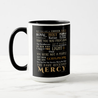 1 Peter 2:9-10 Scripture Mug