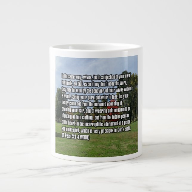 1 Peter 3:1–4 WEBU Mug (Front)