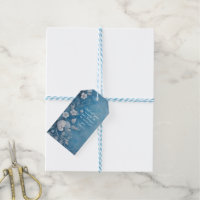 1 Peter 5:7 “Cast All Your Anxiety” Blue Floral