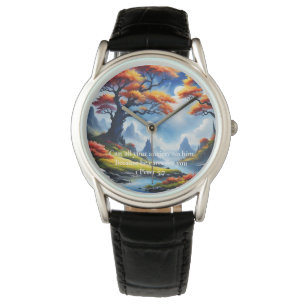 1 Peter 5:7 cross on a mountain  Watch