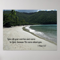 1 Peter 5:7 Give all your worries and cares to God