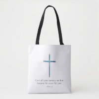 1 Peter 5:7 Minimalist Cross