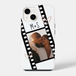 1 Photo Couples Filmstrip Boyfriend Girlfriend iPhone 14 Case