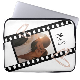1 Photo Couples Filmstrip Boyfriend Girlfriend  Laptop Sleeve