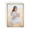 1 Photo Elegant Burgundy Red and Gold Graduation