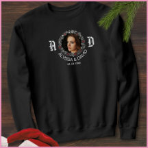 1 Photo Monogram Husband & Wife Name Men’s