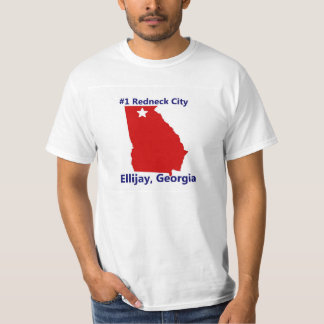 #1 Redneck City in Georgia. Ellijay. T-Shirt