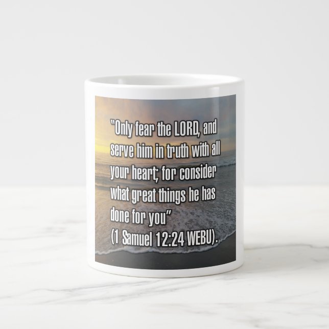 1 Samuel 12:24 WEBU Mug (Front)
