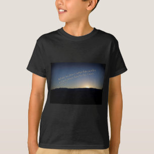 1 Samuel 15:22 Sunset Black Border T-Shirt