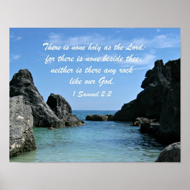 1 Samuel 2:2 Poster (Front)