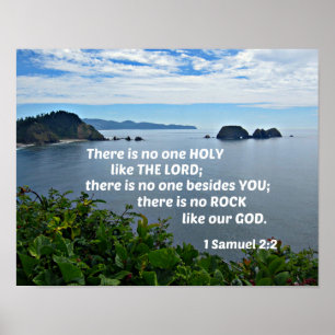 1 Samuel 2:2 There is no one holy like the Lord Poster