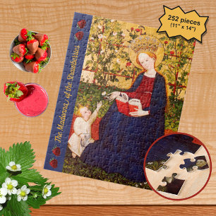 1-sided Madonna of the Strawberries (M 058) Jigsaw Puzzle