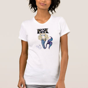 1-sided Pirate Mermaid  T-shirt~ by Kat T-Shirt