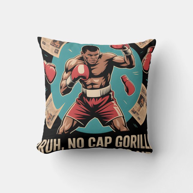 1 Silverback Gorilla vs 100 Humans_1 Cushion (Front)
