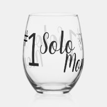 #1 Solo Mum Single Parent Drinkware Set