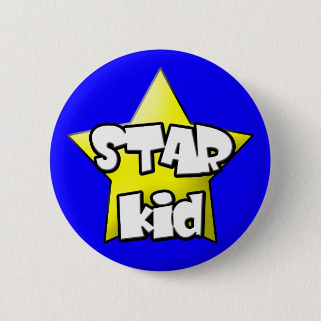 1 Star kid Button (Front)