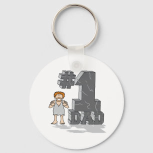 #1 Stone Age Dad Key Ring