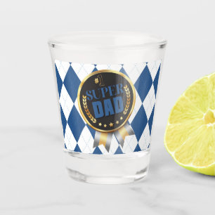 #1 Super Dad– Happy Father’s Day  Shot Glass