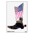 #1 Teacher Cowboy Boot Wall Decal