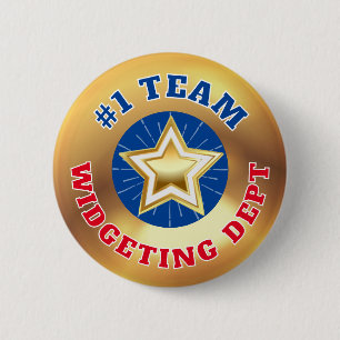 #1 Teamwork employee recognition award button